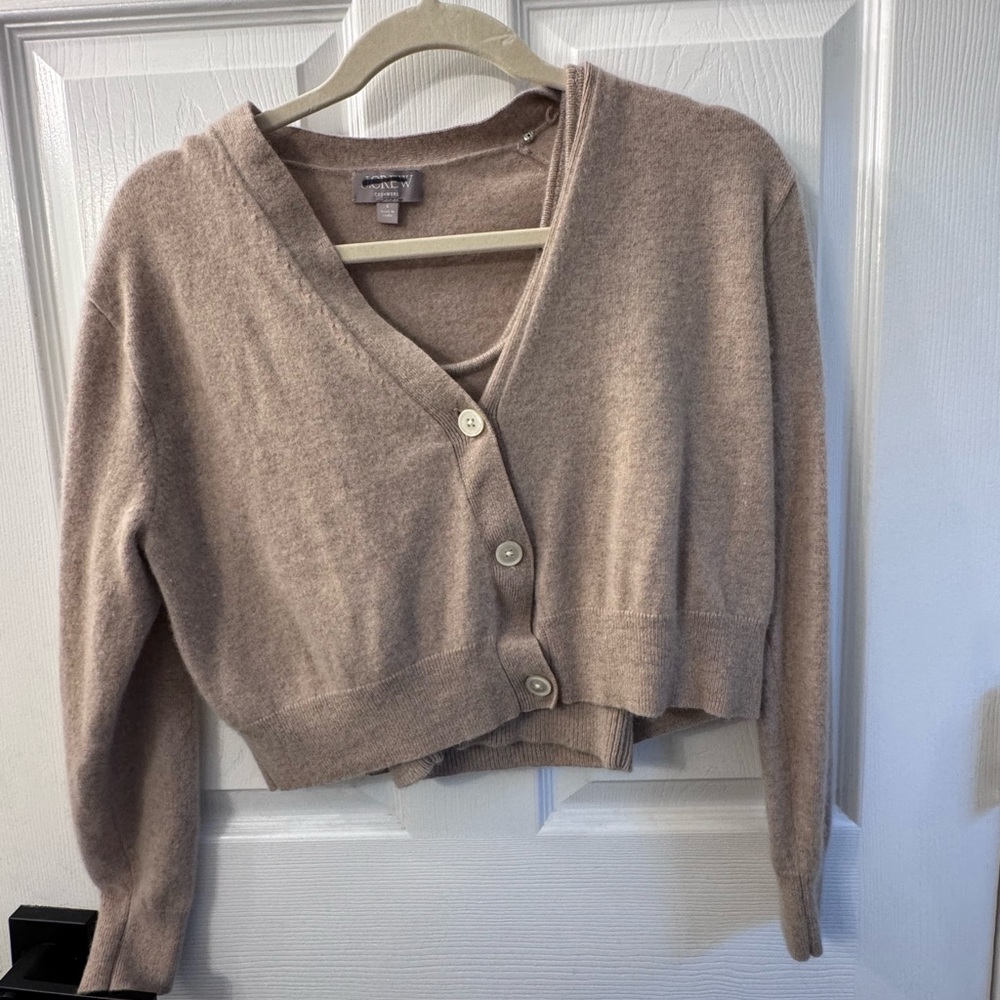 100% cashmere J Crew 2 piece set